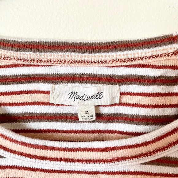 Madewell High-Neck Striped Tank - Picture 4 of 7